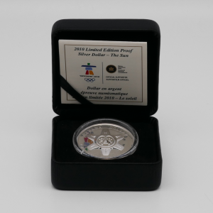 Canada The Sun 1 Dollar Silbermünze im Etui
